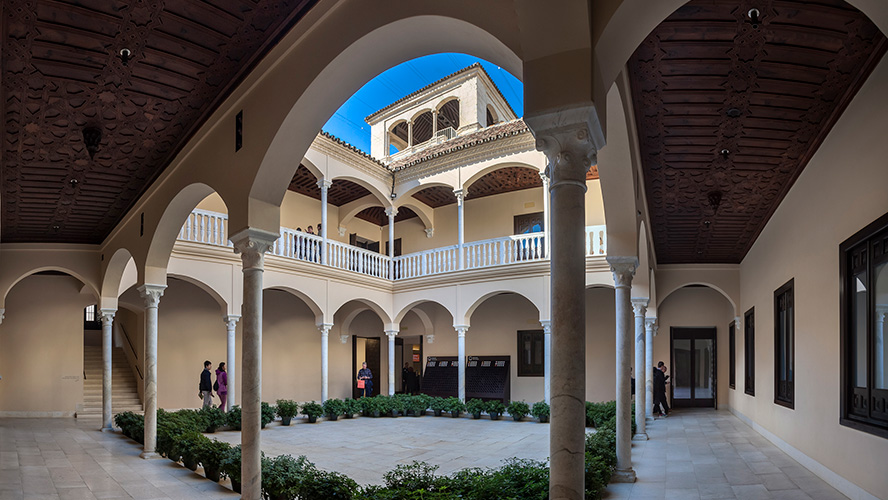 Patio central Museo Pablo Picasso