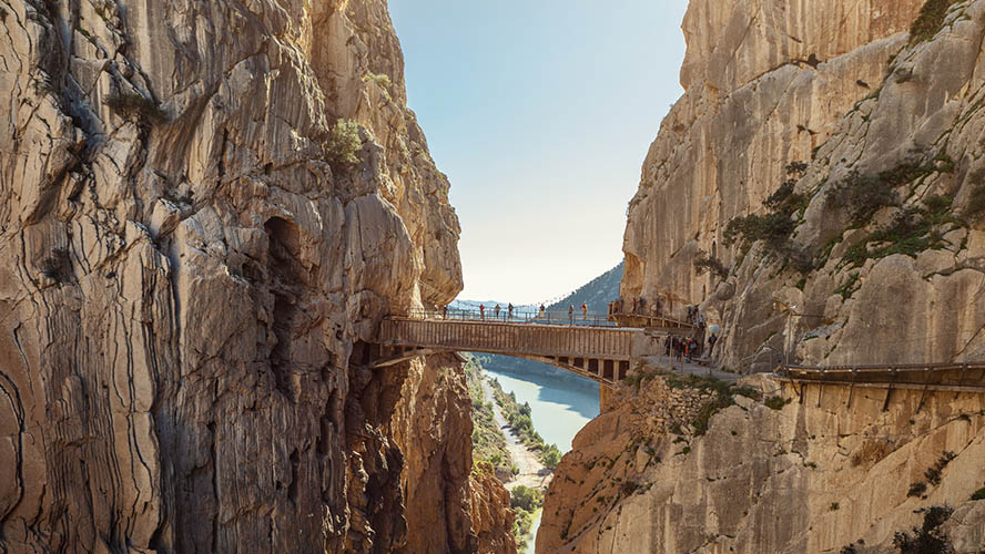 Puente en el Caminito del Rey