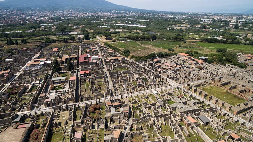 Ruinas de la antigua Pompeya