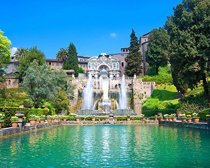 Villa d'Este: an extravagant mansion and gardens close to Rome