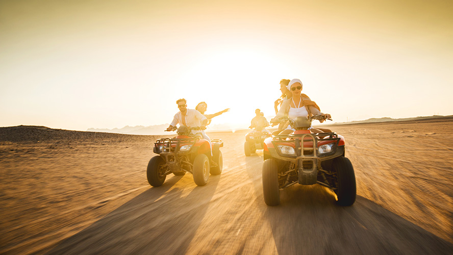 Quad en el desierto