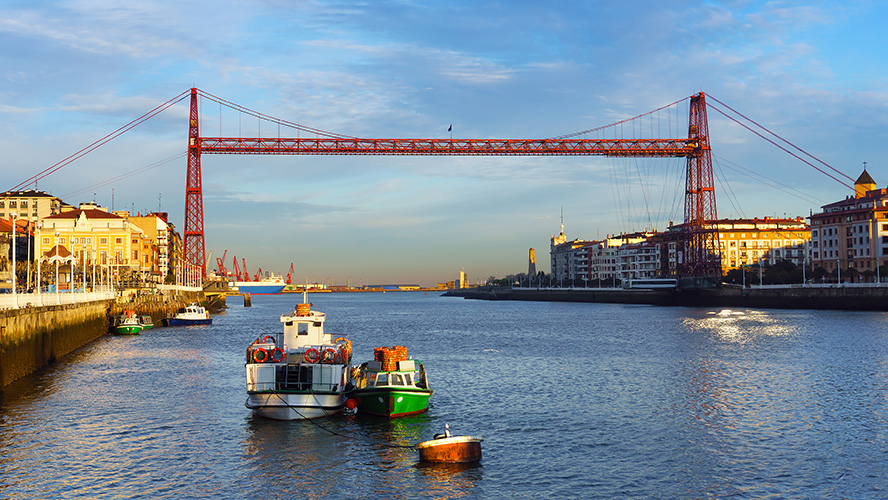 Puente Vizcaya o Puente Colgante