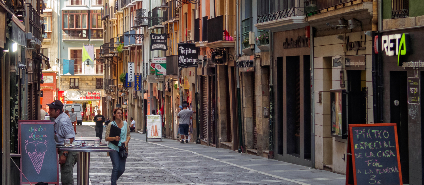 Calle Estafeta: the most famous street in Pamplona