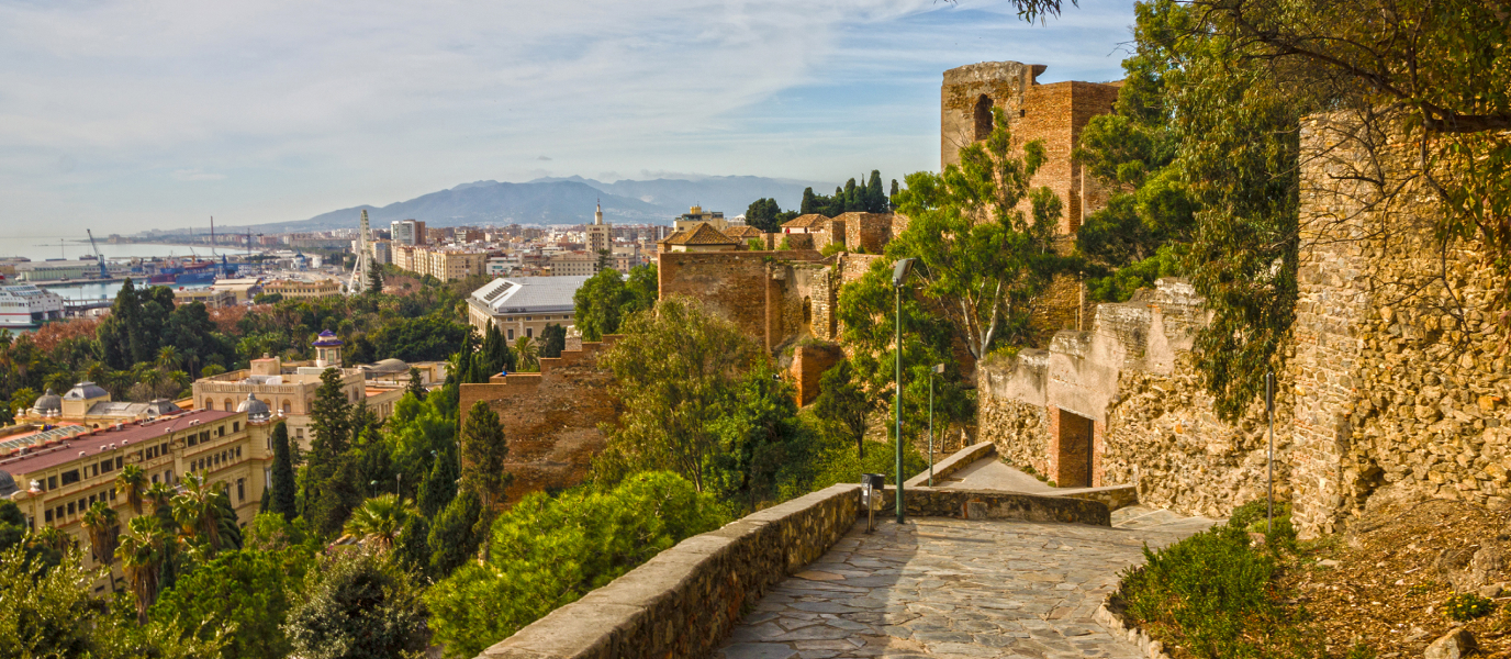 El castillo de Gibralfaro, el gran mirador de Málaga