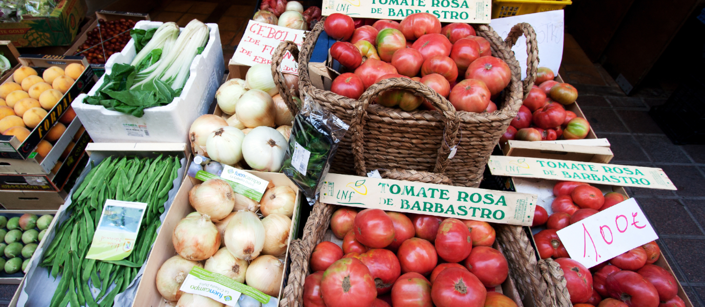 Comida típica de Huesca, ternasco, huerta y muchos dulces