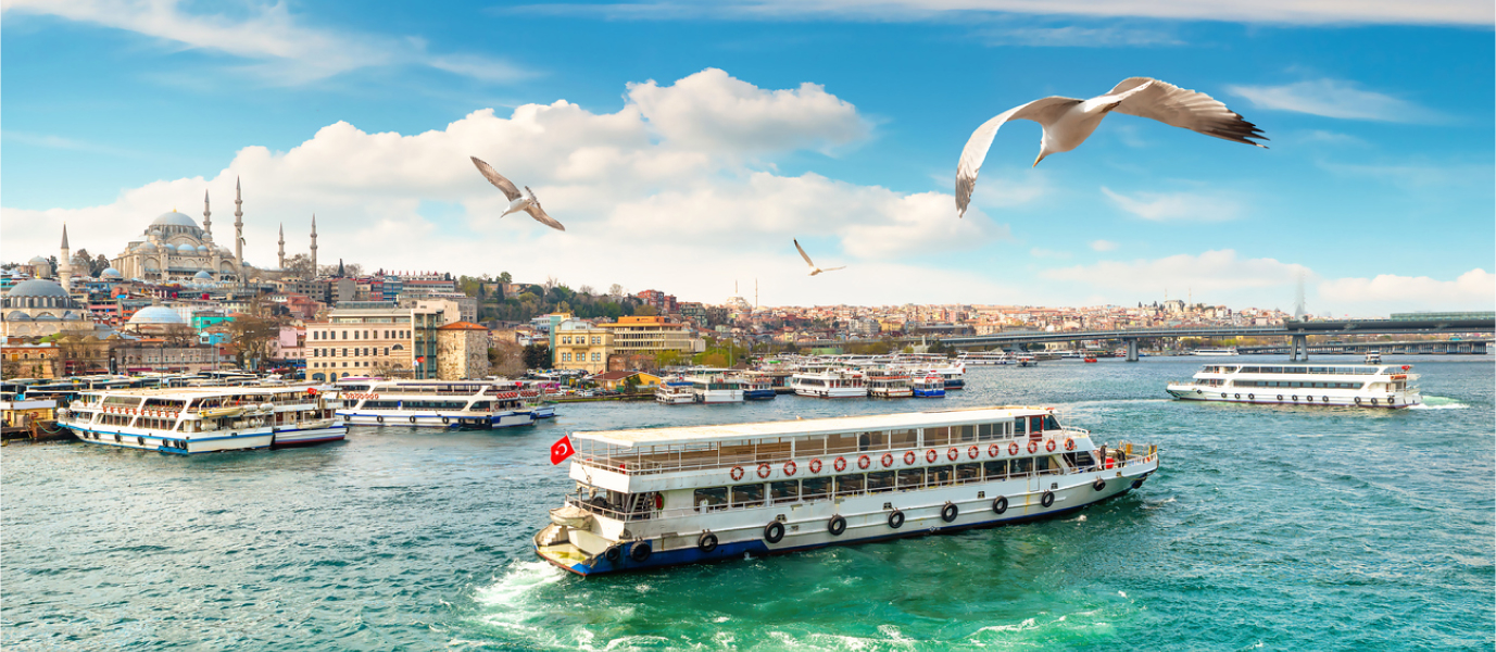 Bosphorus cruise: sailing between two continents