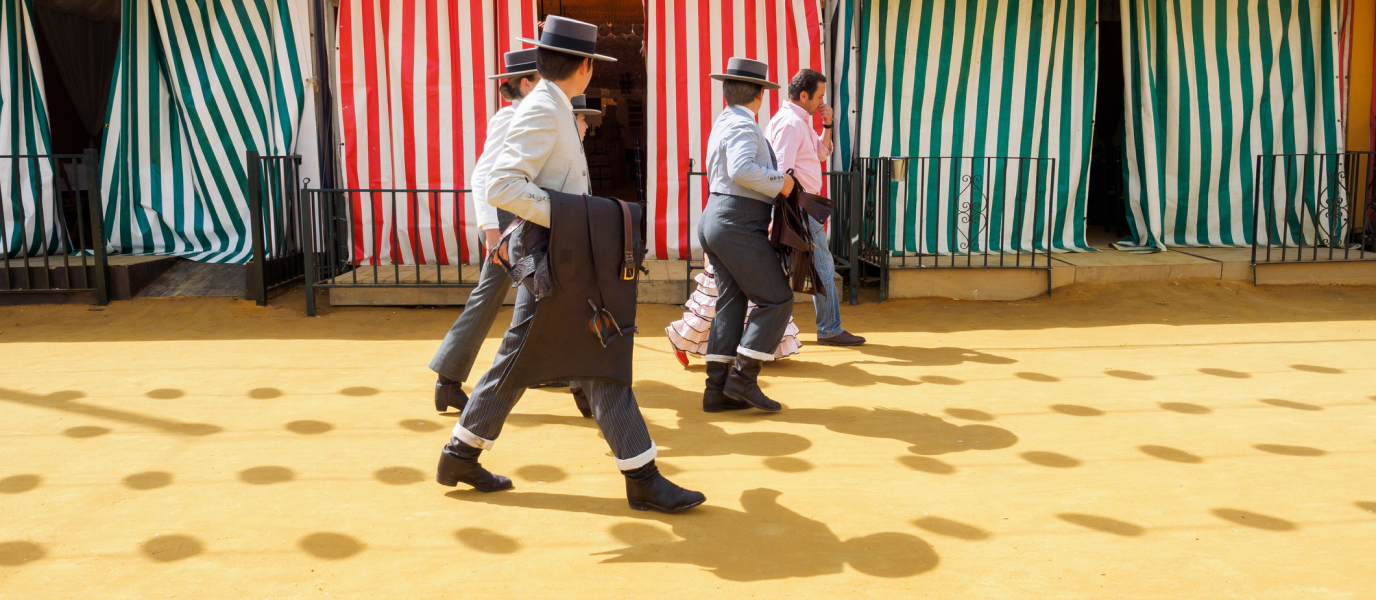 Feria de Abril, rebujitos and sevillanas in the fairground’s casetas