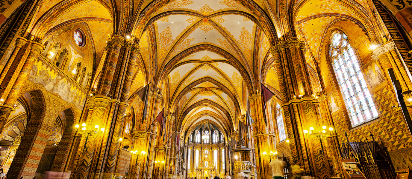 The historic Matthias Church in Budapest