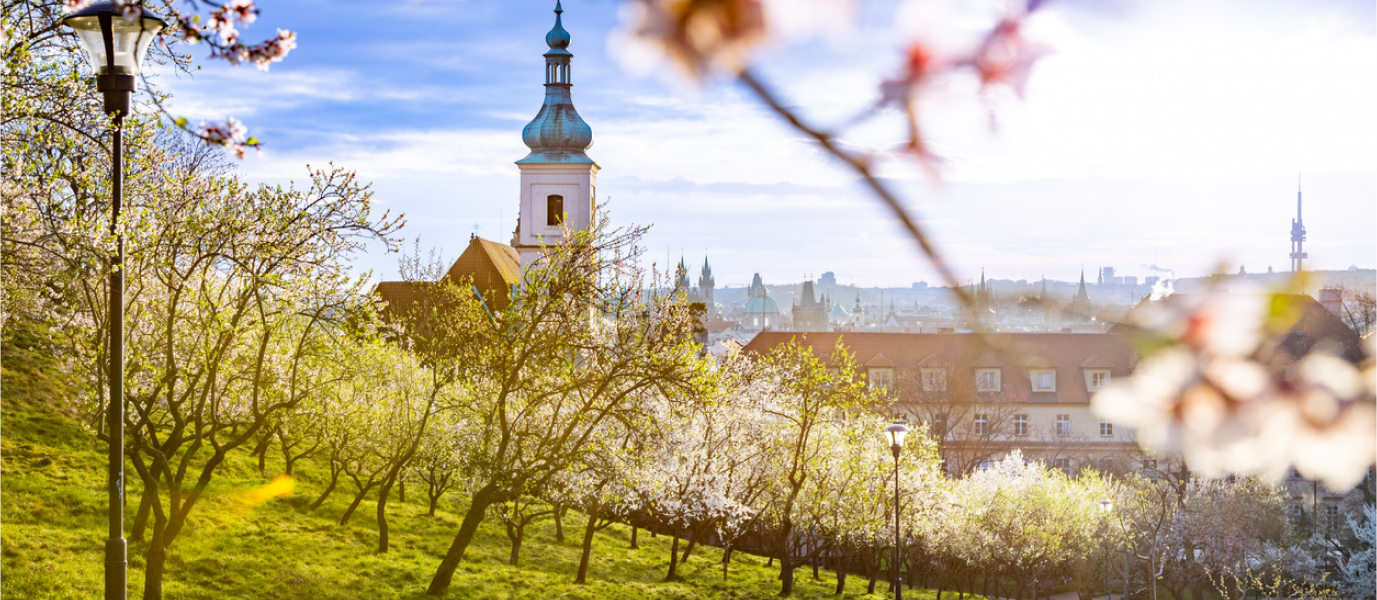 Petřín Hill: beautiful vantage point over Prague