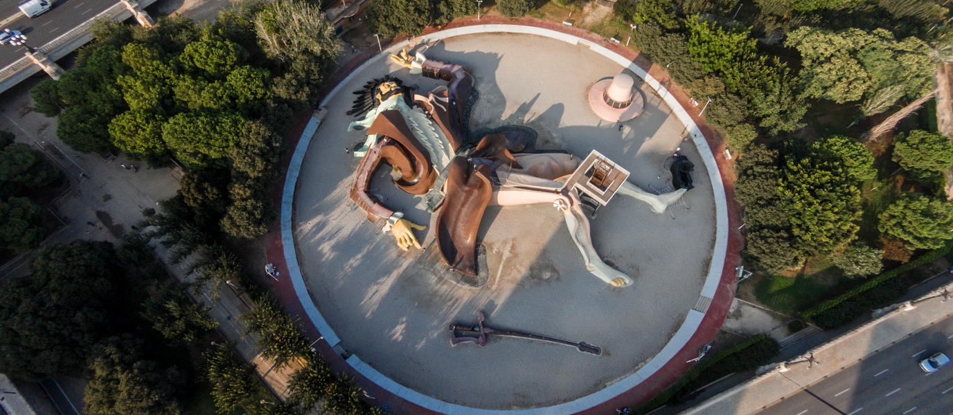 Parc Gulliver, the giant sleeping on the bed of the River Túria