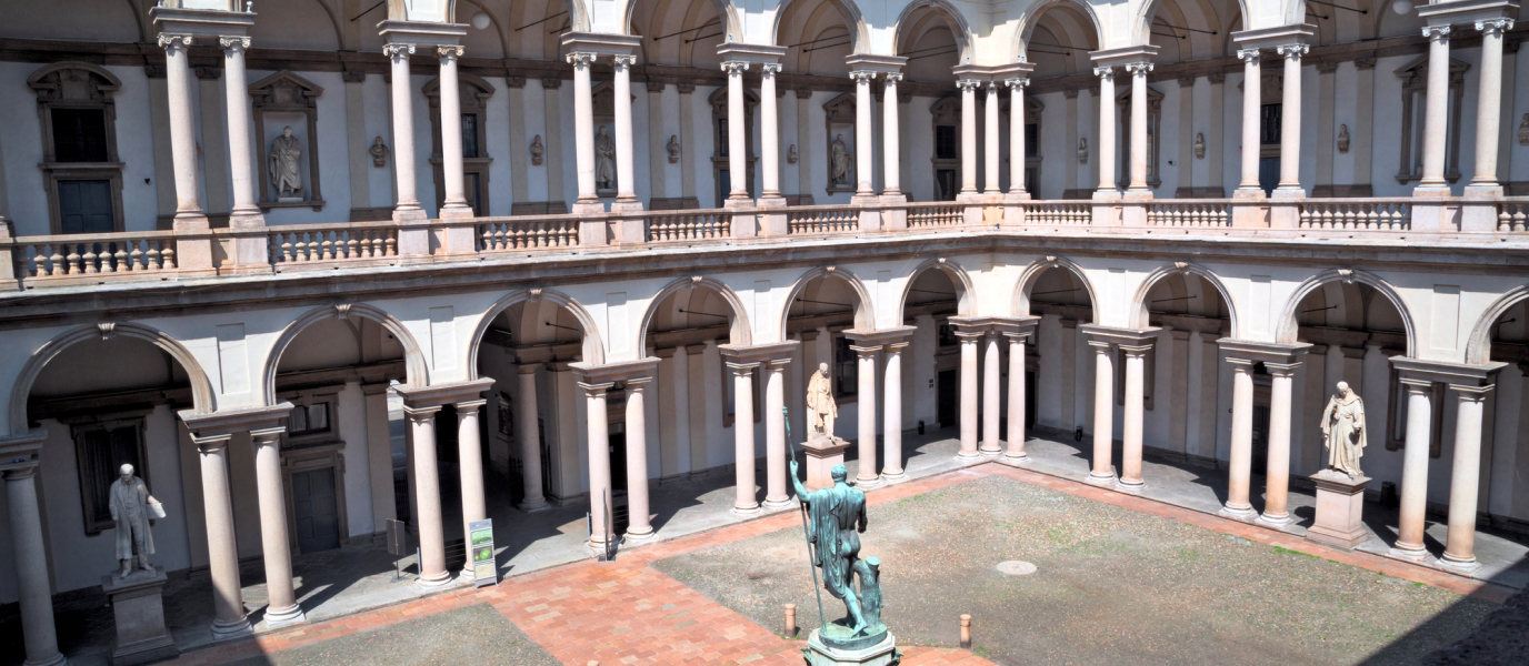 The Brera Art Gallery, a palace converted into a museum