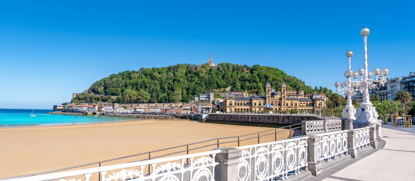 Playa de la Concha, el gran atractivo de San Sebastián