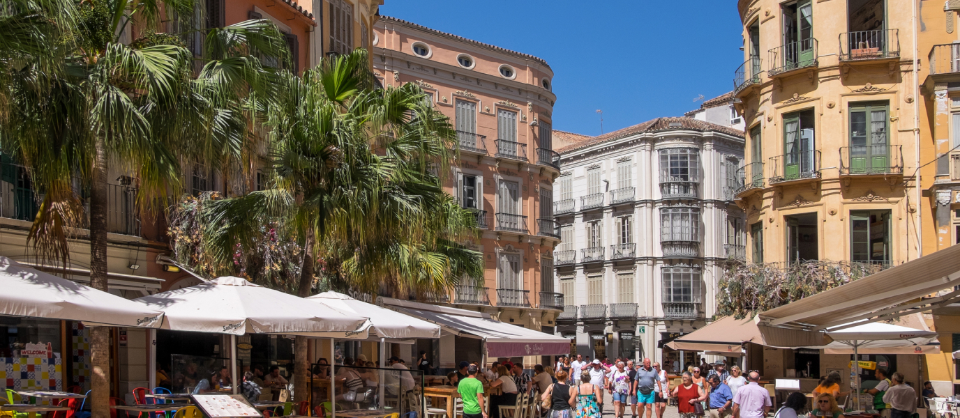 Plaza de la Merced, el escenario histórico de la Málaga libertaria