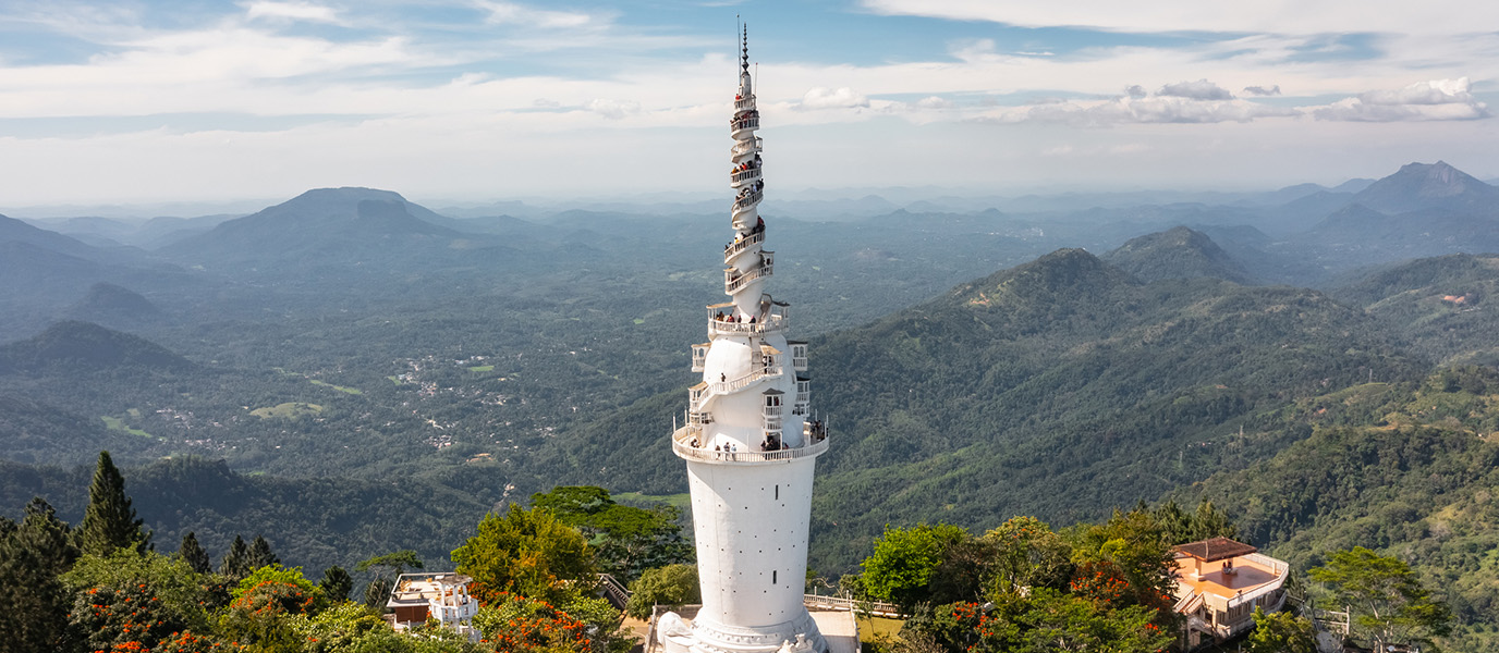 Torre Ambuluwawa, el gran mirador de Sri Lanka