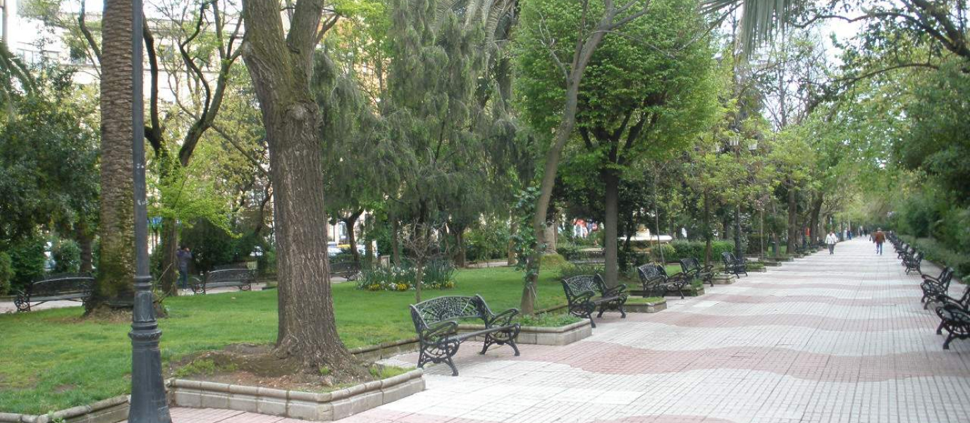 Paseo de Cánovas, el rincón familiar de Cáceres