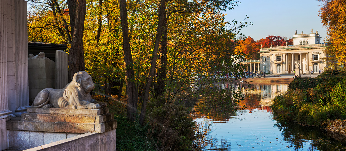 Parque Łazienki, uno de los rincones más bellos y románticos de Varsovia