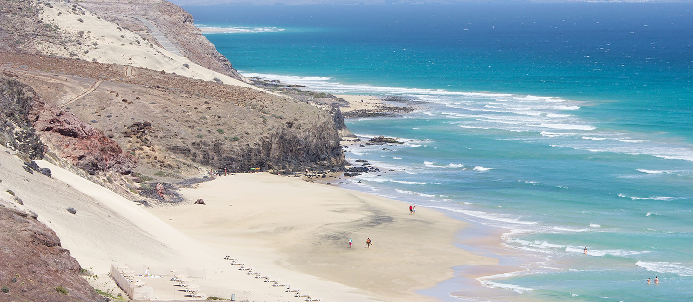 Playa del Mal Nombre, otro arenal virgen en Fuerteventura