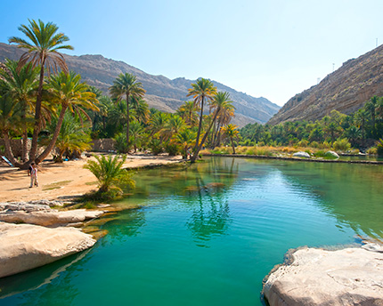 Wadi Bani Khalid, Oman’s most famous natural landscape